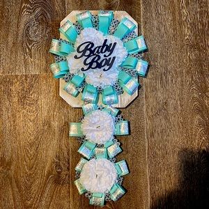 Handmade Wall or Door Decor for A Baby Boy